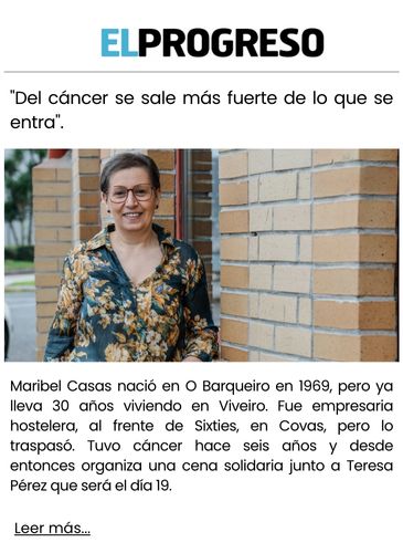 "Del cáncer se sale más fuerte de lo que se entra".