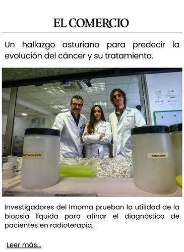 Un hallazgo asturiano para predecir la evolución del cáncer y su tratamiento.
