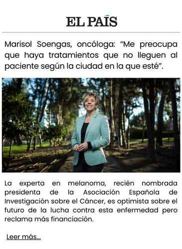 Marisol Soengas, oncóloga “Me preocupa que haya tratamientos que no lleguen al paciente según la ciudad en la que esté”.