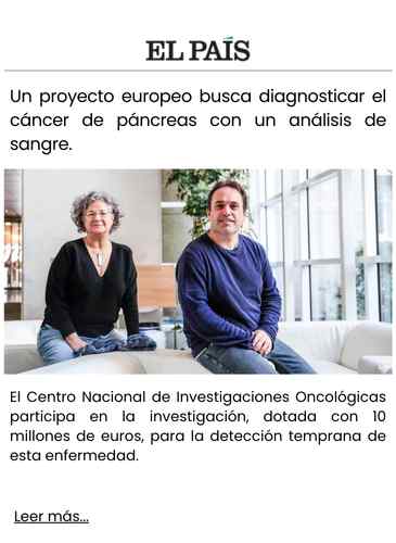 Un proyecto europeo busca diagnosticar el cáncer de páncreas con un análisis de sangre.