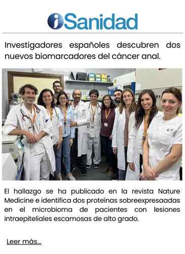 Investigadores españoles descubren dos nuevos biomarcadores del cáncer anal.