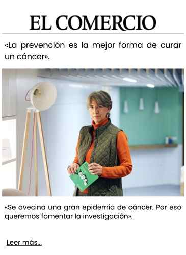 «La prevención es la mejor forma de curar un cáncer».