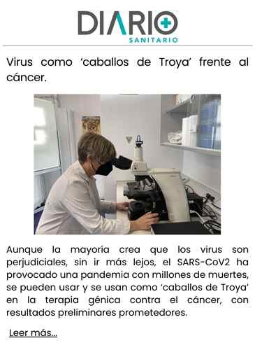 Virus como ‘caballos de Troya’ frente al cáncer.