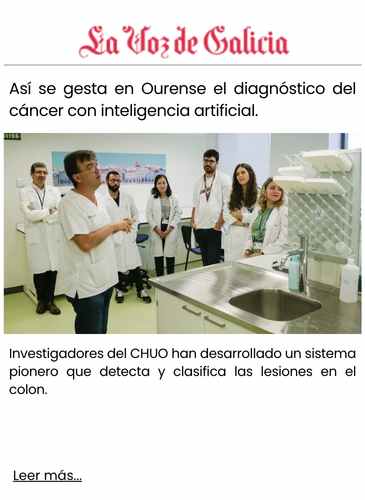 Así se gesta en Ourense el diagnóstico del cáncer con inteligencia artificial.